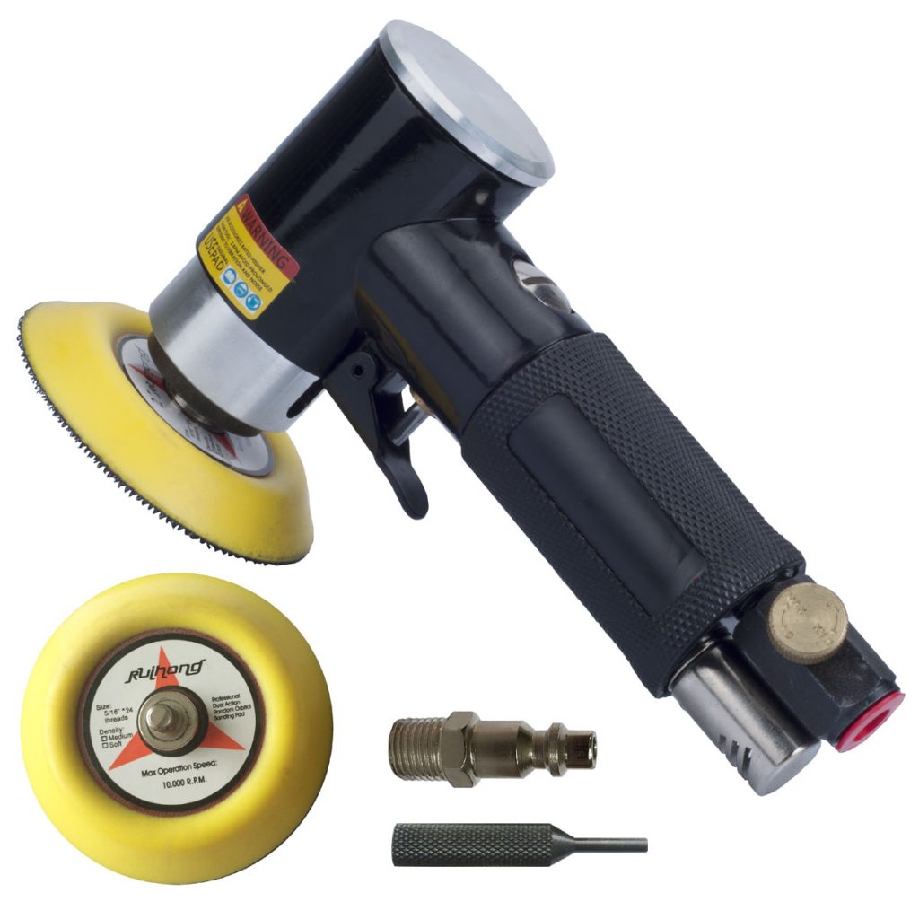 2" and 3" Random Orbital Air Sander, Pneumatic Sander for auto sanding