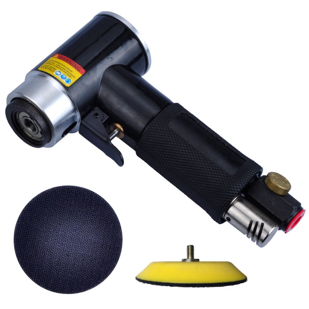 2" and 3" Random Orbital Air Sander, Pneumatic Sander for auto sanding tools, Dual Action